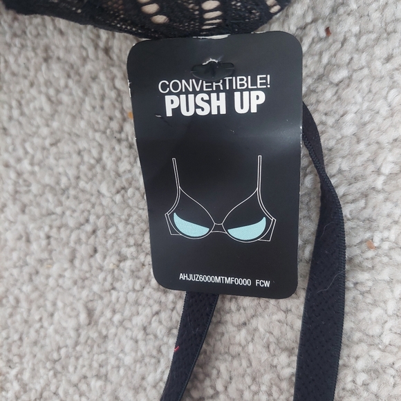 Maidenform Demi Coverage Black Lace bra & Auden Ivory Lace bra ~ Size 36B - Picture 6 of 9